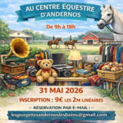 Vide grenier du centre équestre